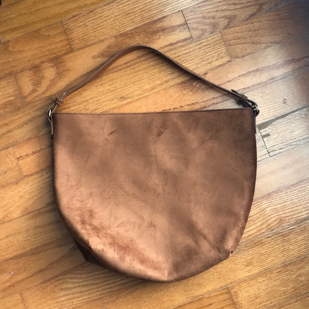 Suede bucket bag - NWOT